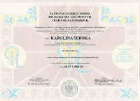 Zaświadczenie o wpisie do rejestru grupowych praktyk lekarskich: Karolina Seroka